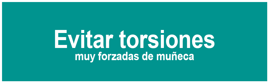 Evitar torsiones