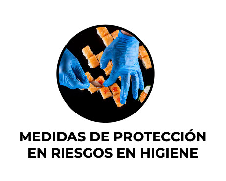 Medidas de protección en riesgos en higiene