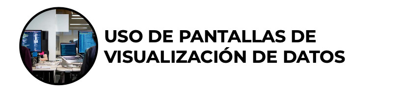 Uso de Pantallas de Visualización de Datos (PVDs)